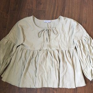 Sage Green Miss Sparkling Shirt-Size Medium